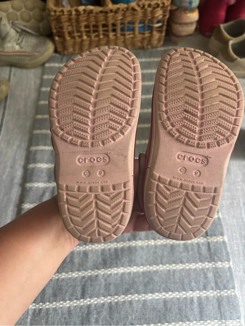 Kids Pink Crocs